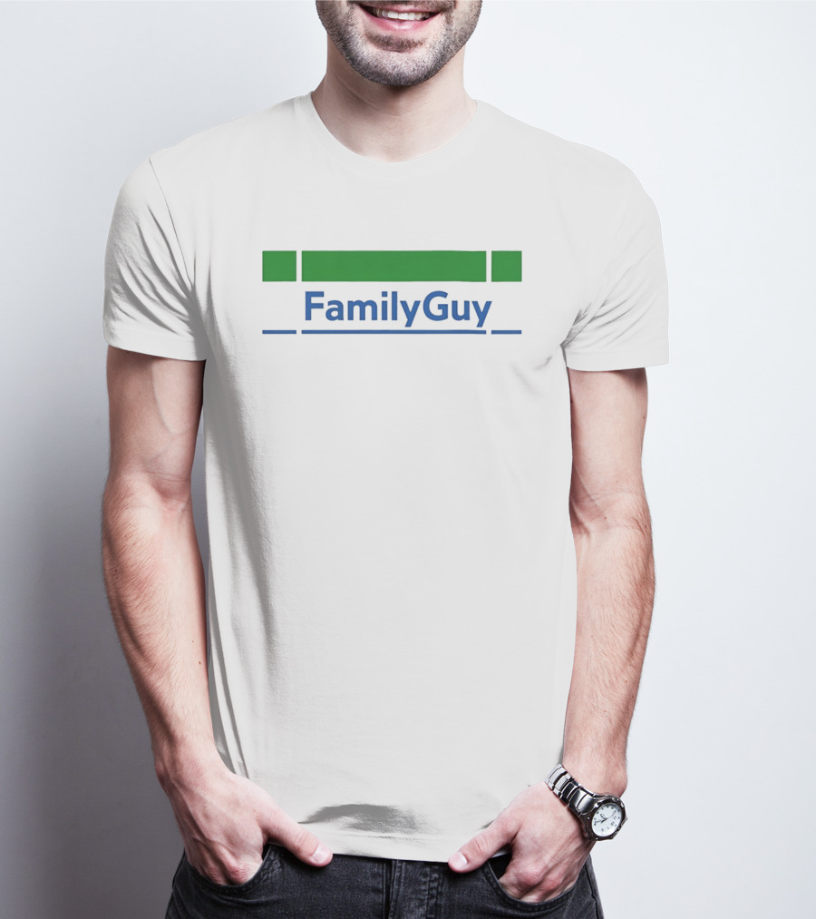 Family Guy Subway Transit Style Concept T-Shirt