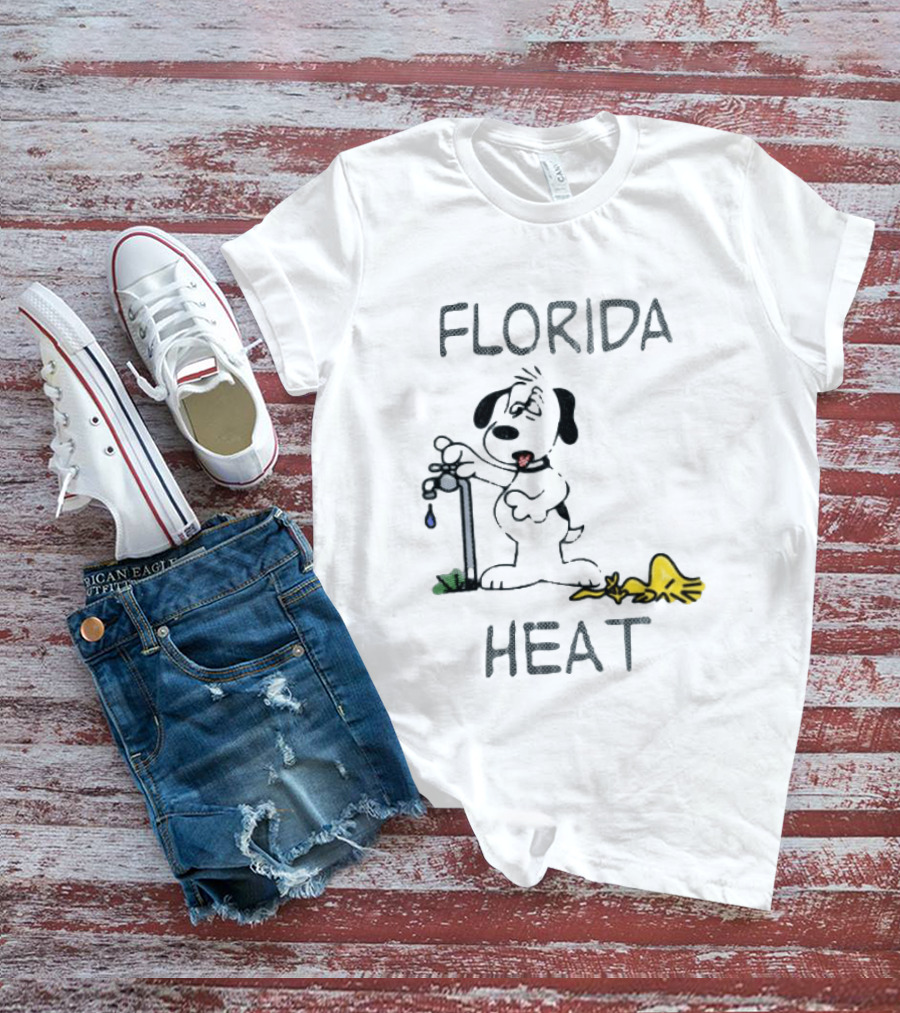 Florida Heat Snoopy Woodstock Peanuts T-Shirt