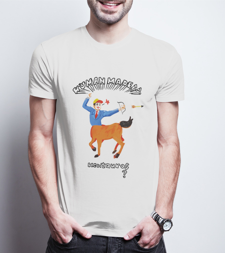Human Made Kentauros Centaur Businessman Archer T-Shirt