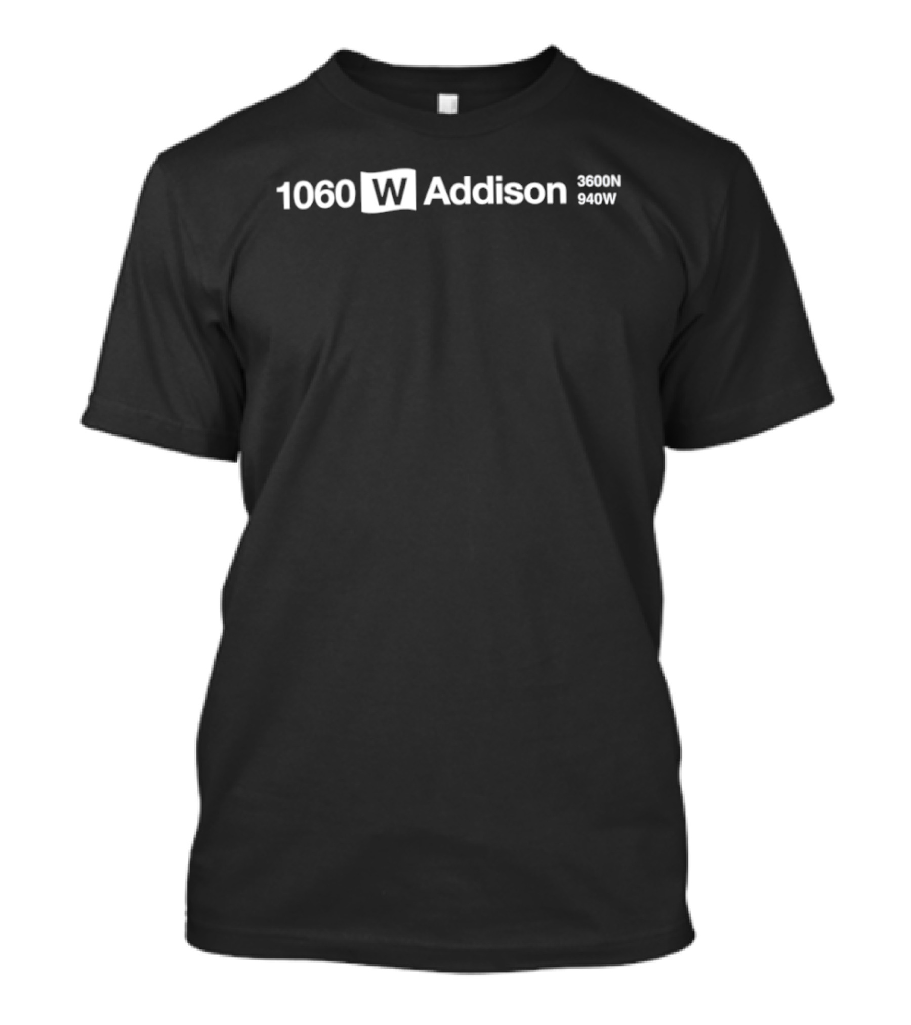 1060 W Addison 3600N 940W Chicago Cubs Baseball Wrigley Field Iconic Address T-Shirt