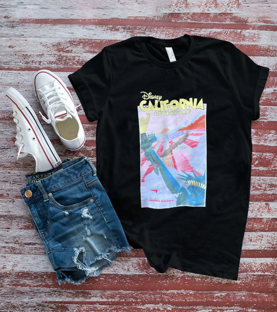 Disney California Adventure Park Soarin' Across America Liberty Eagle T-Shirt