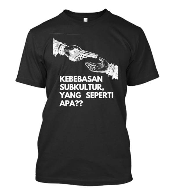 Kebebasan Subkultur Yang Seperti Apa Pertanyaan Tanda Gambar Tangan T-Shirt