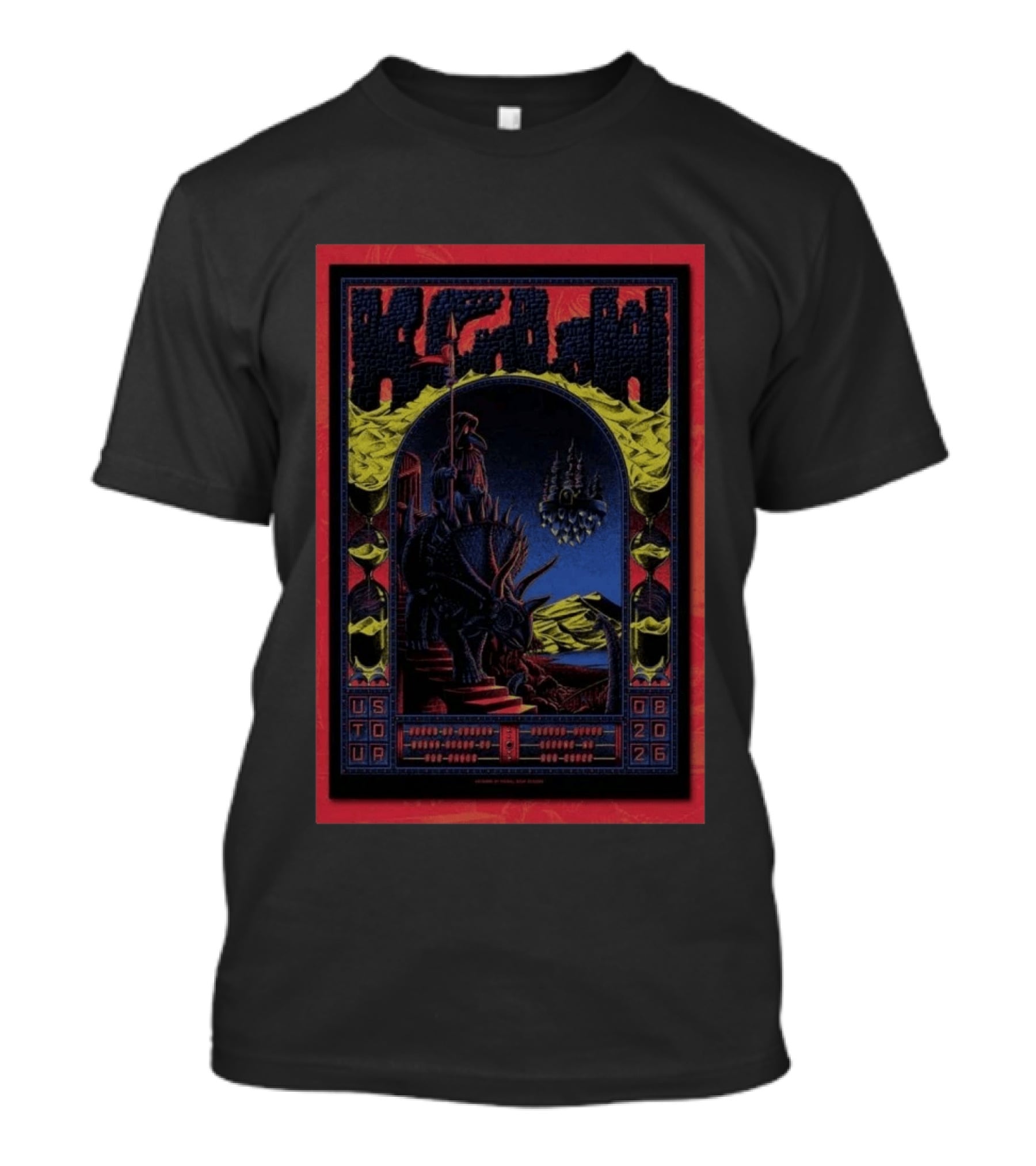King Gizzard & The Lizard Wizard US Tour 2026 KDHH T-Shirt