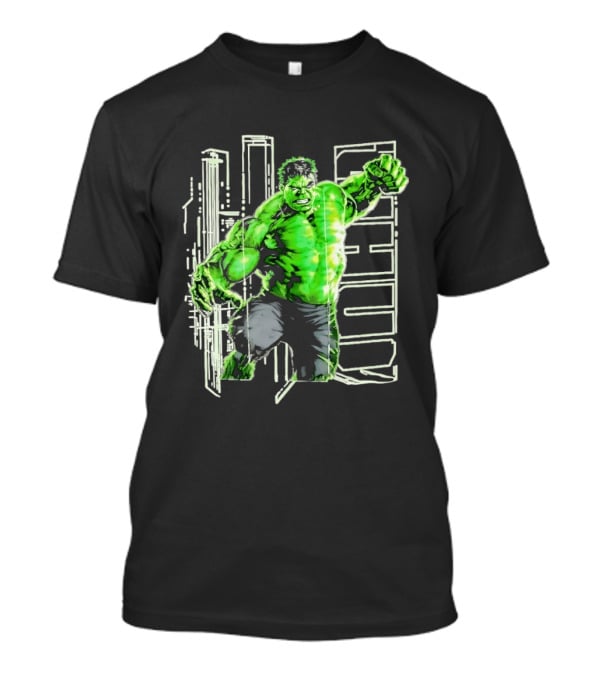 Marvel Hulk Glow Gamma Smash Action T-Shirt