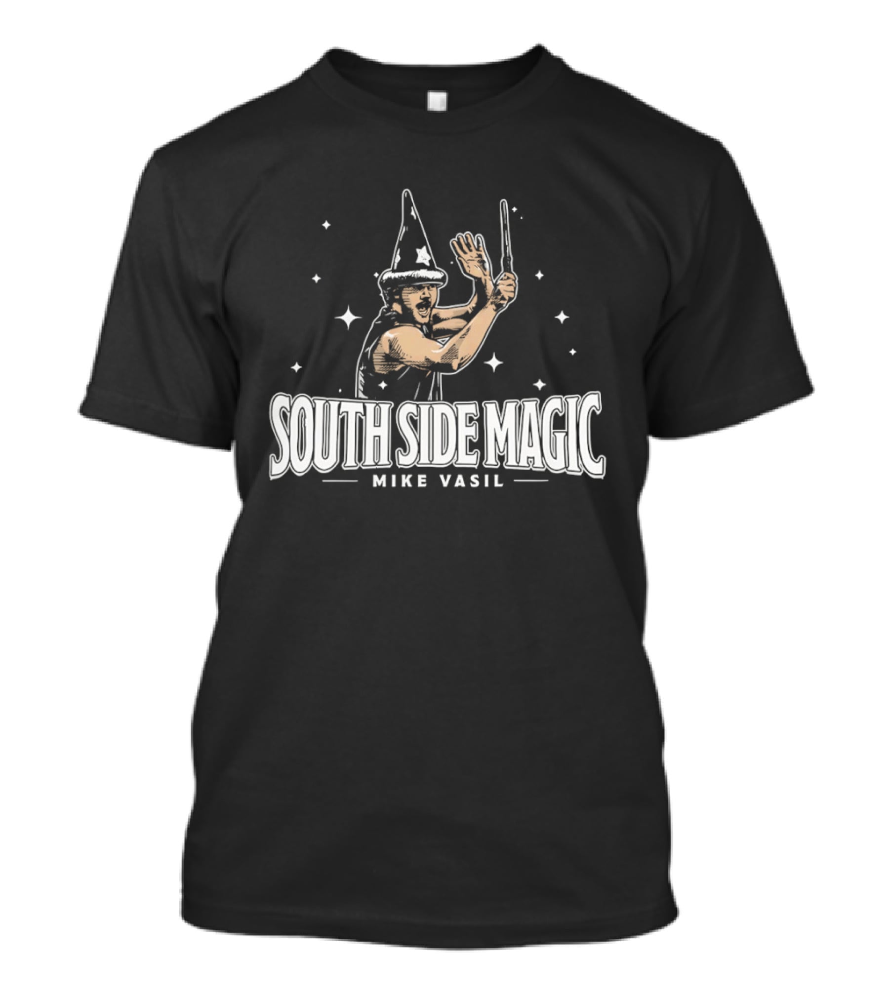 South Side Magic Mike Vasil Wizard Wand T-Shirt