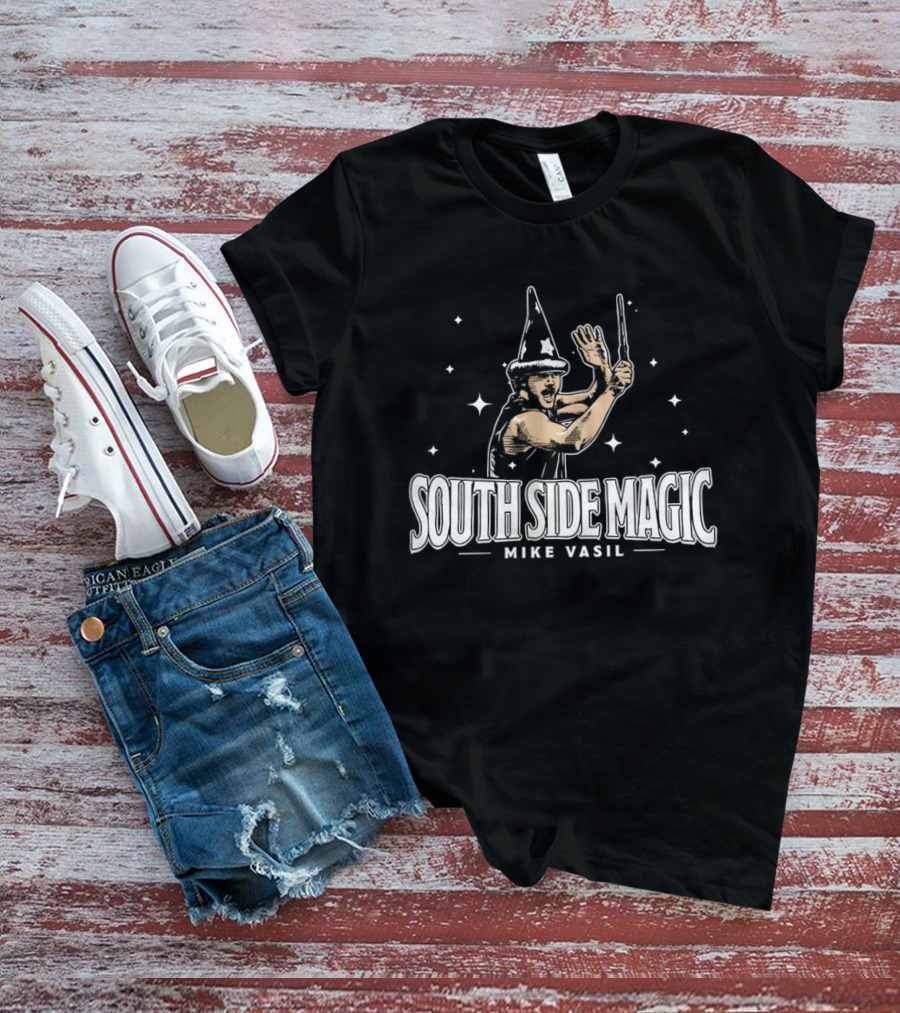 South Side Magic Mike Vasil Wizard Wand T-Shirt