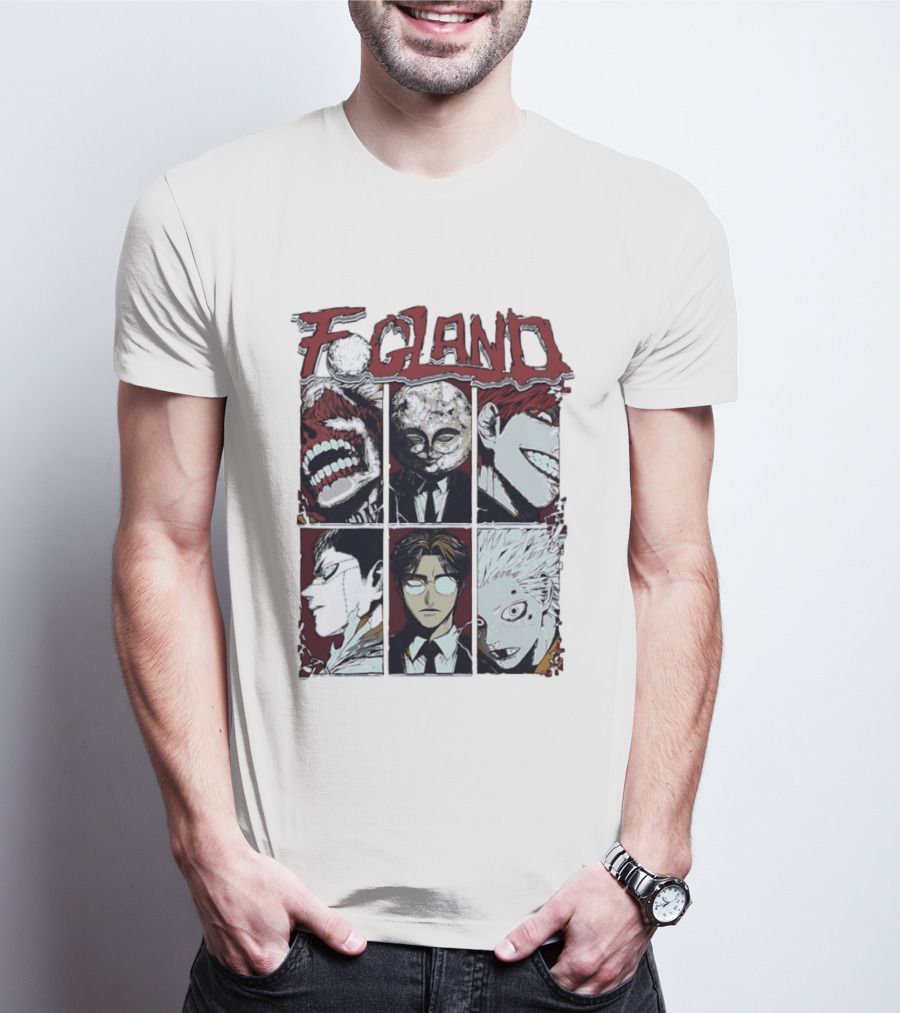 FOGLAND Manga Characters Face Expressions T-Shirt