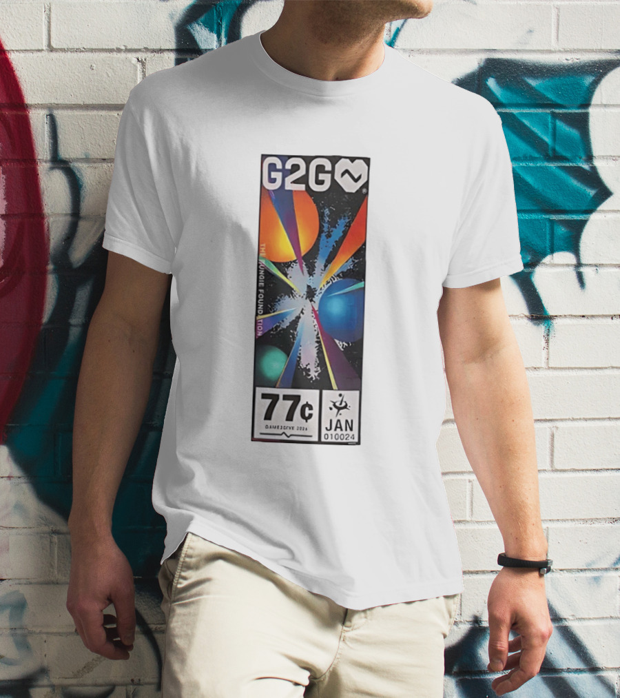 G2G The Bungie Foundation Cosmic Planets Game2Give 2024 Jan 77c 010024 T-Shirt