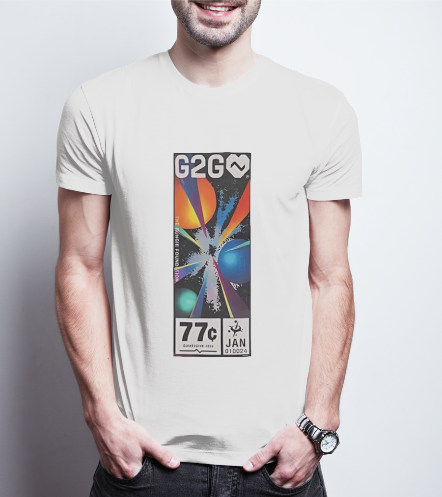 G2G The Bungie Foundation Cosmic Planets Game2Give 2024 Jan 77c 010024 T-Shirt