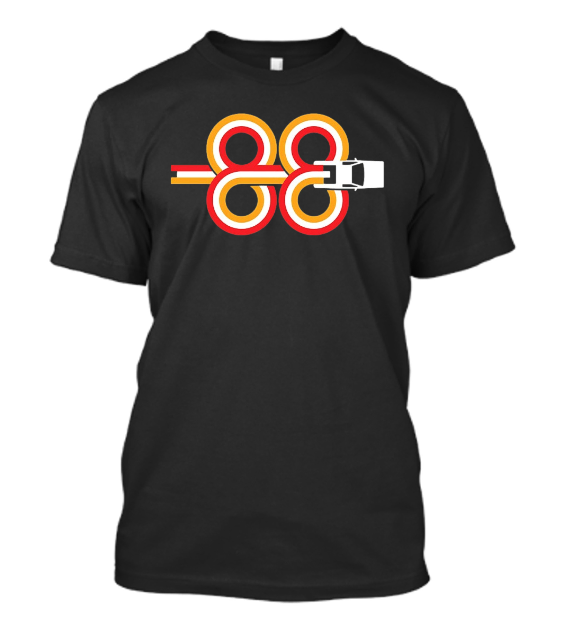 Sports Car Infinity Loop 88 Racing Stripes T-Shirt