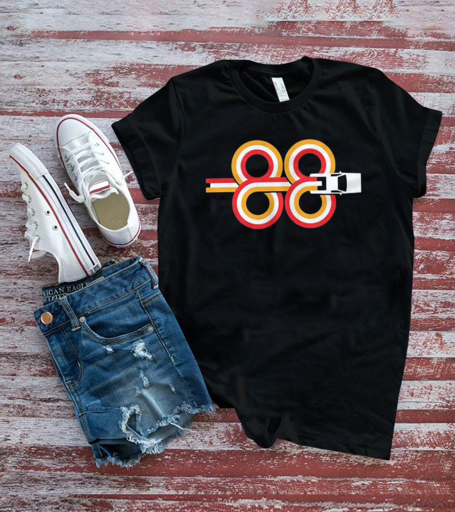 Sports Car Infinity Loop 88 Racing Stripes T-Shirt