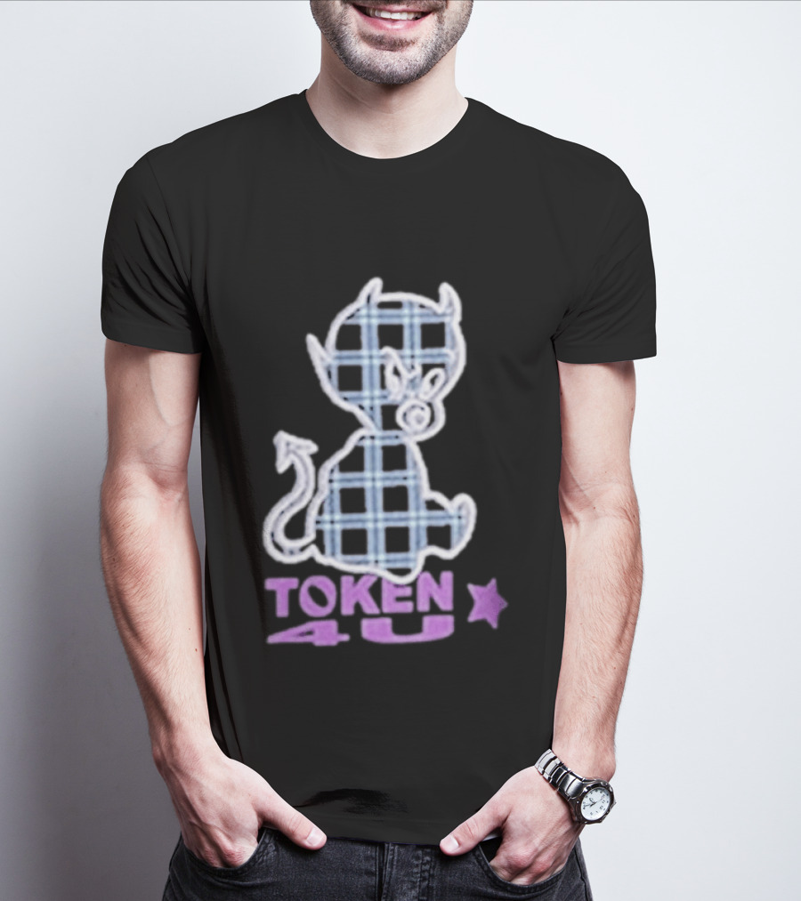 Token NYC Plaid Baby Devil Star T-Shirt