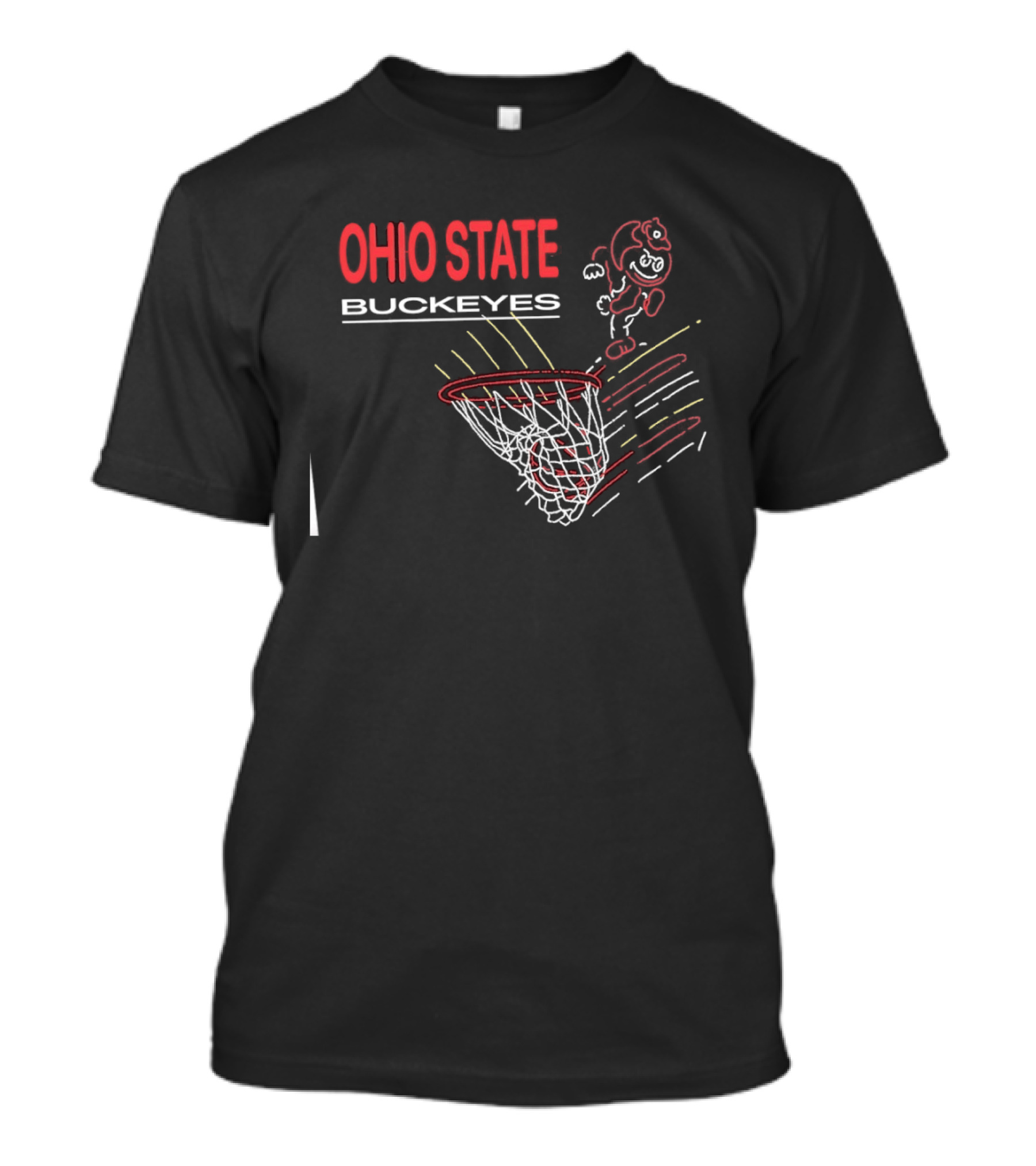 Ohio State Buckeyes Brutus The Buckeye Dunking Basketball NCAA Sports T-Shirt