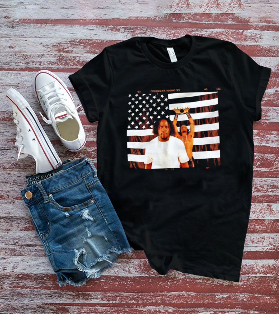 Outkast American Flag Andre 3000 Big Boi Performance USA Stars And Stripes T-Shirt