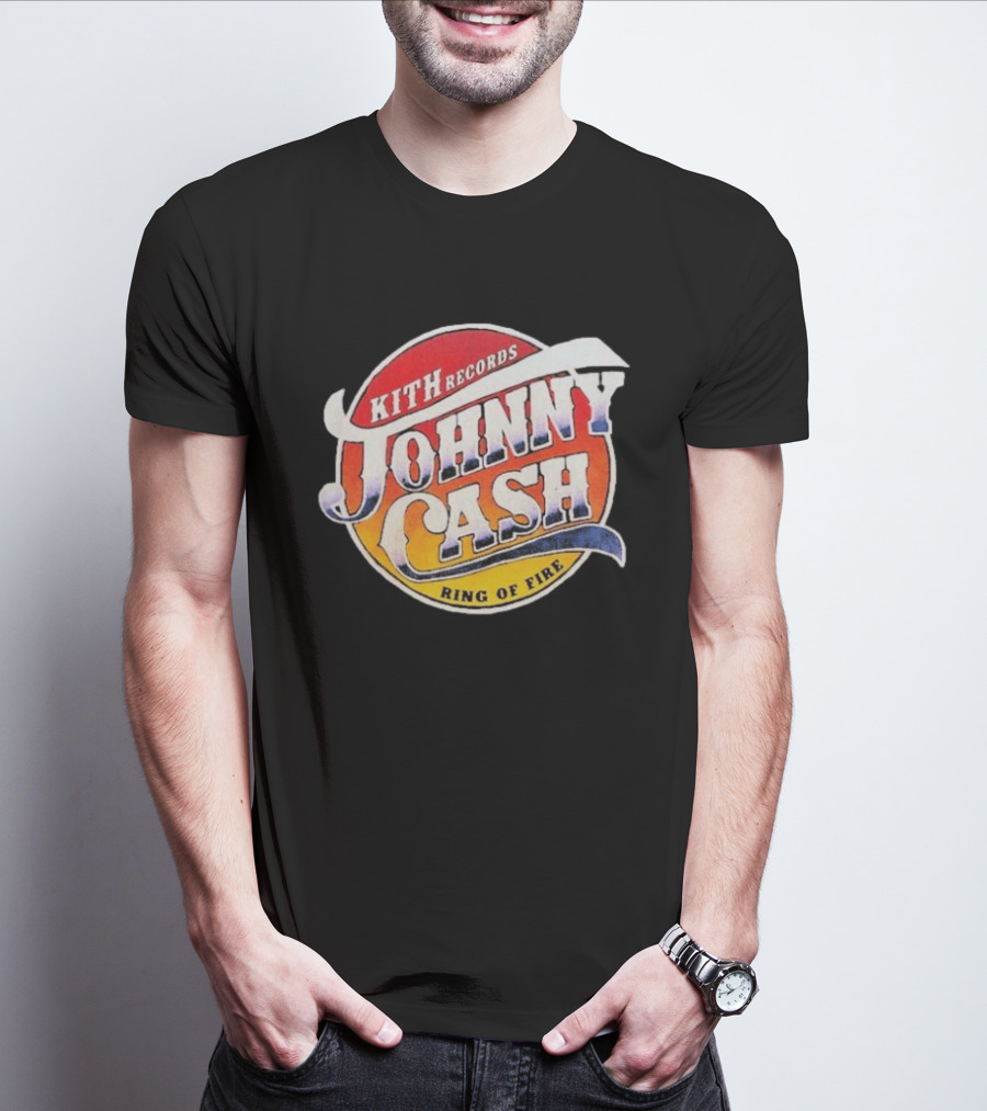 Kith Records Johnny Cash Ring Of Fire T-Shirt