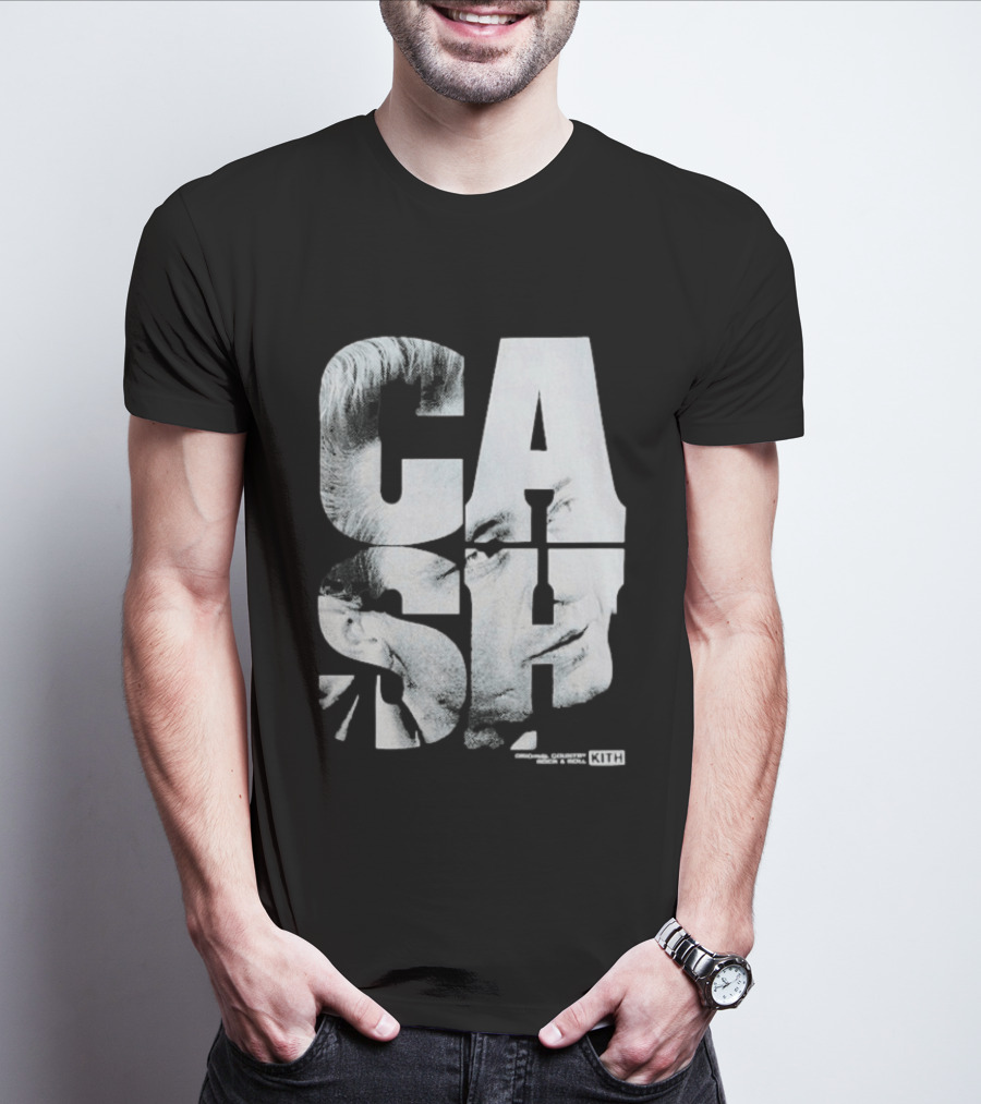 Johnny Cash Kith Records Rock N Roll Collection T-Shirt