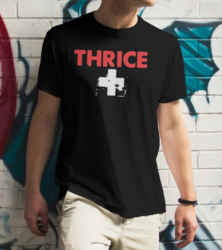 Thrice Ambulance Cross Old School T-Shirt