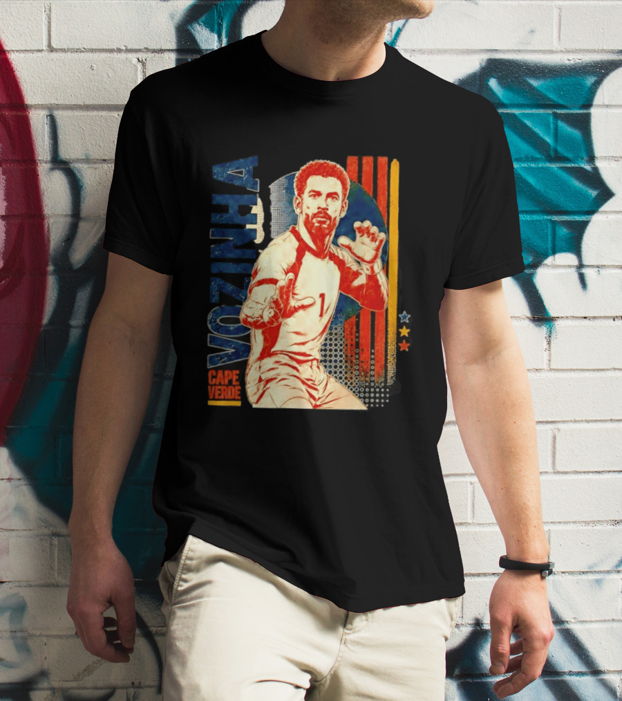 Vozinha Cape Verde National Football Team Goalkeeper T-Shirt