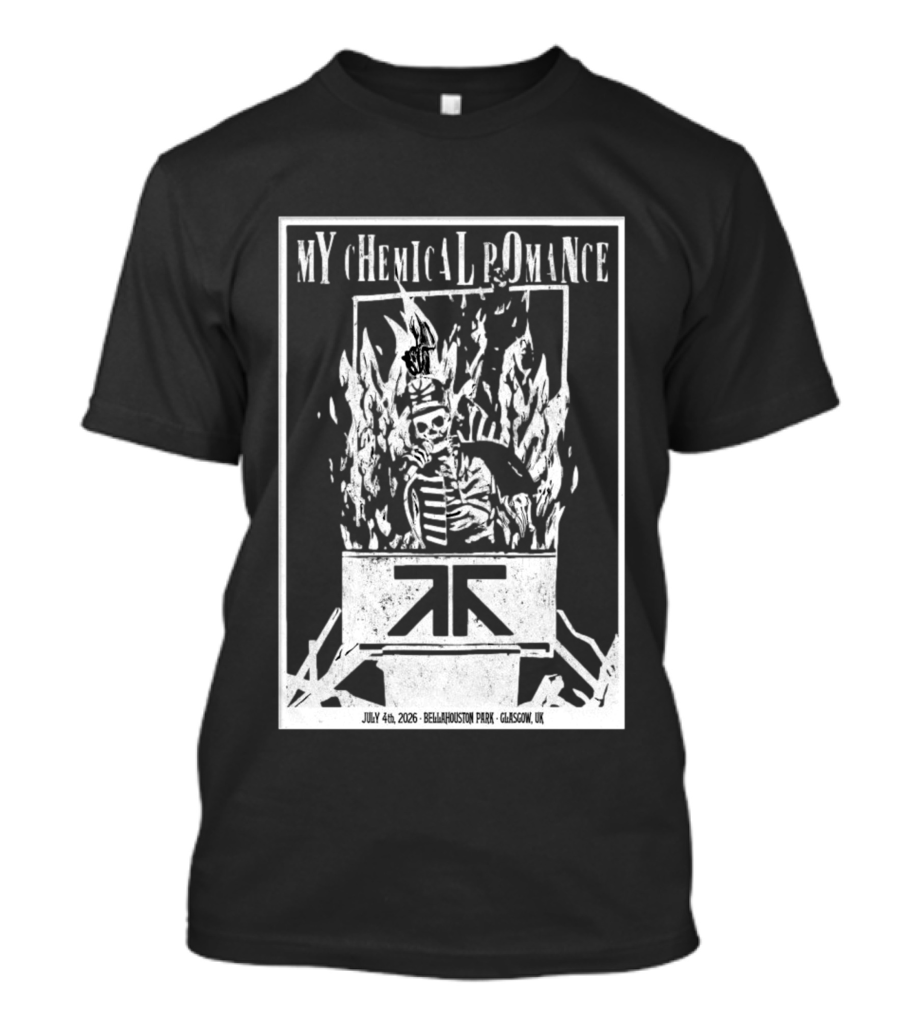 My Chemical Romance July 4 2026 Bellahouston Park Glasgow UK T-Shirt