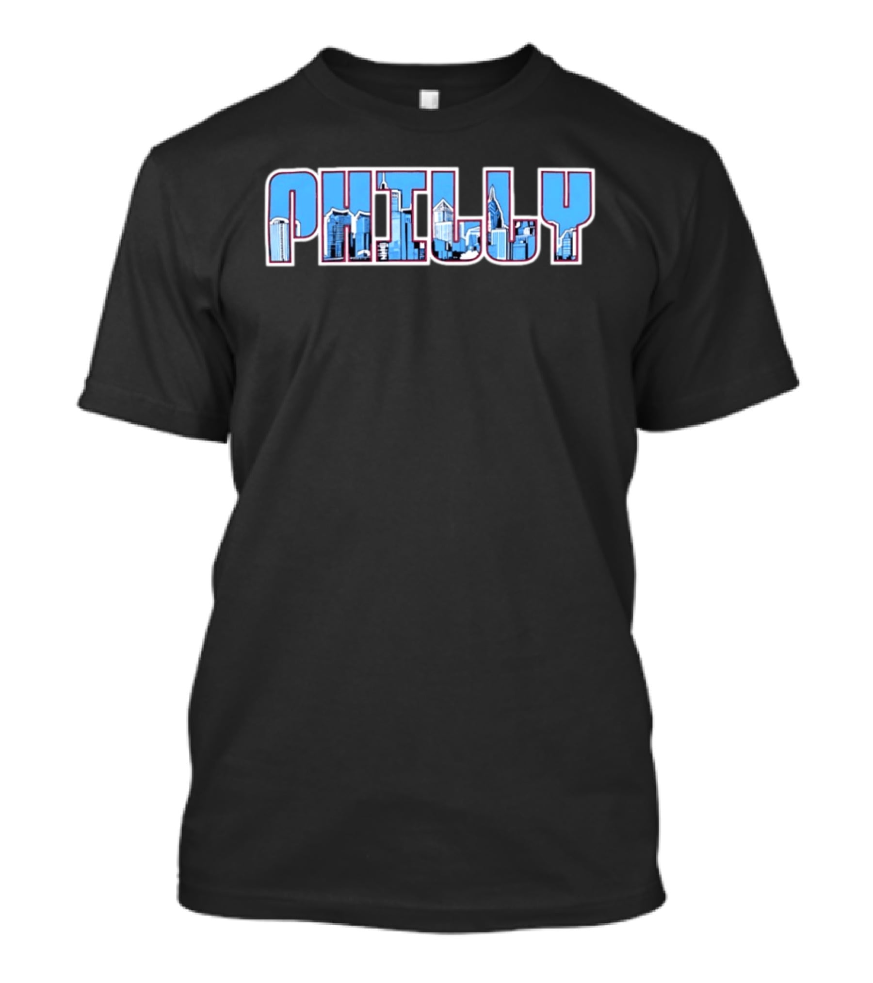 Philly Philadelphia Skyline Cityscape Urban Architecture T-Shirt