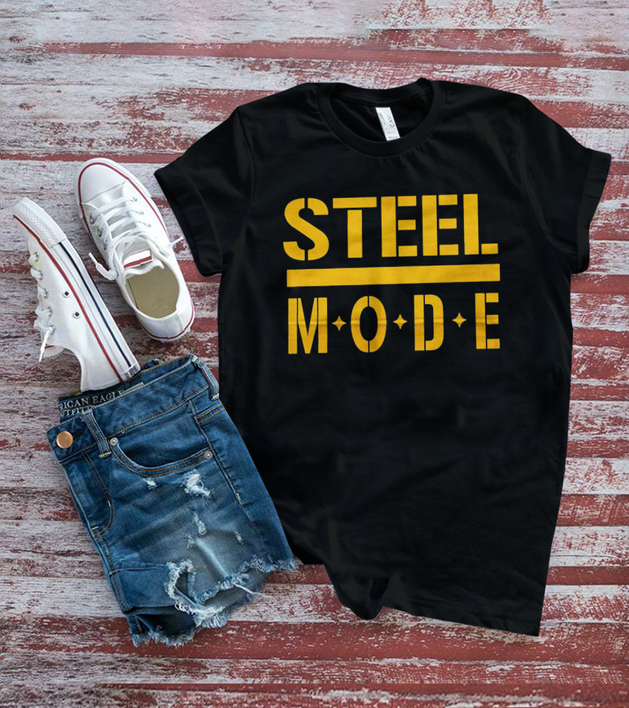 Steel Mode Pittsburgh Football Blanket T-Shirt
