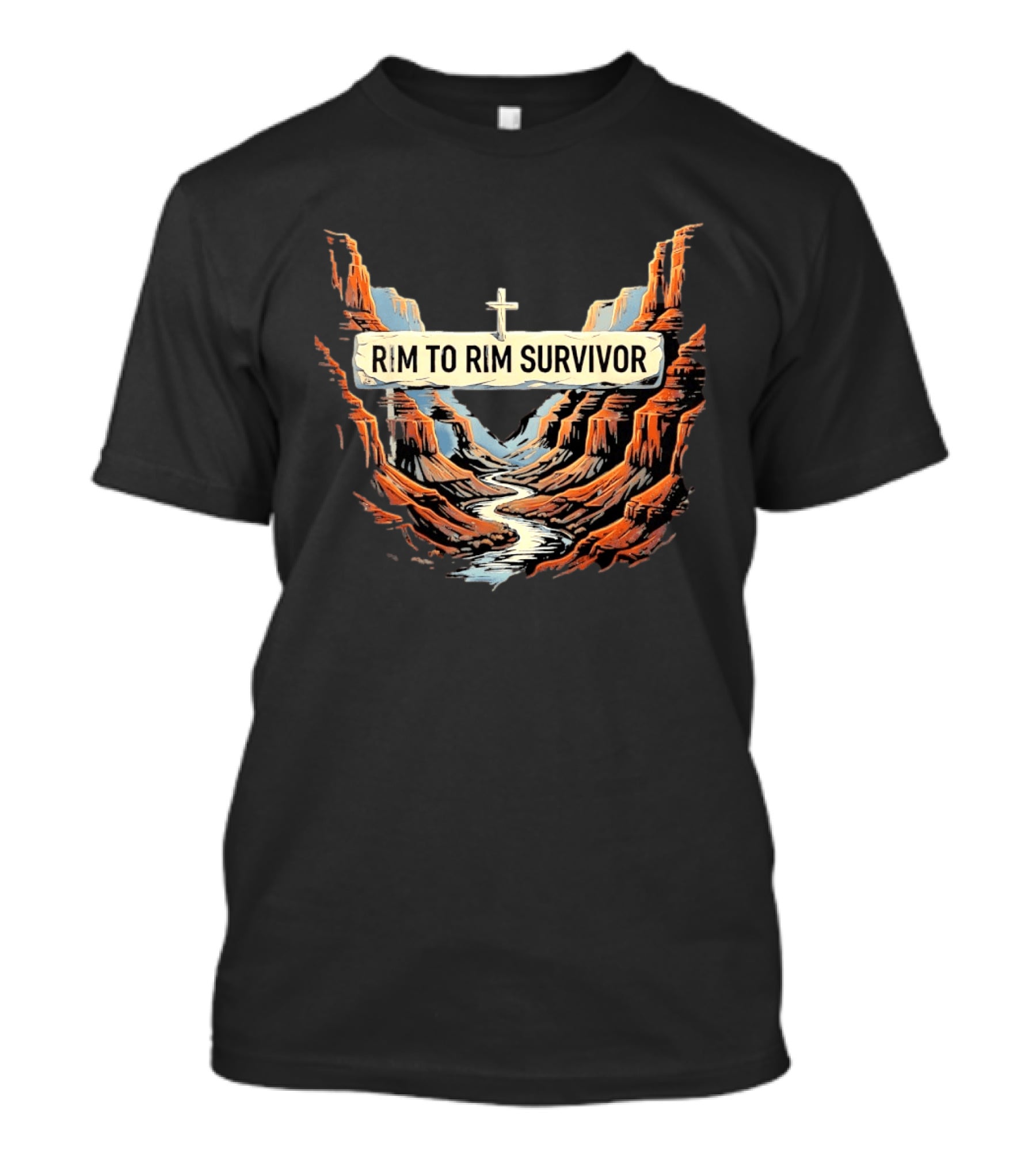 Rim To Rim Survivor Grand Canyon Journey T-Shirt