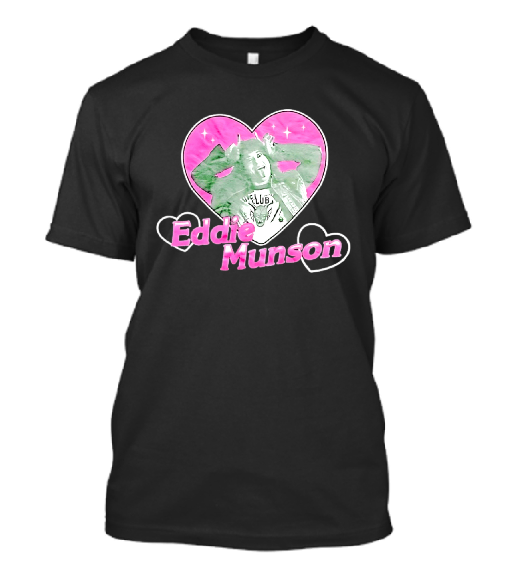 Eddie Munson Hellfire Club Heart Frame Stranger Things T-Shirt
