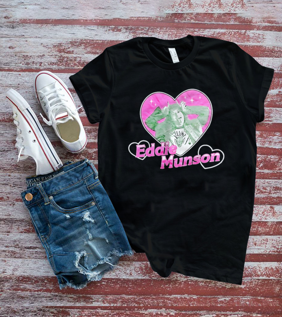 Eddie Munson Hellfire Club Heart Frame Stranger Things T-Shirt