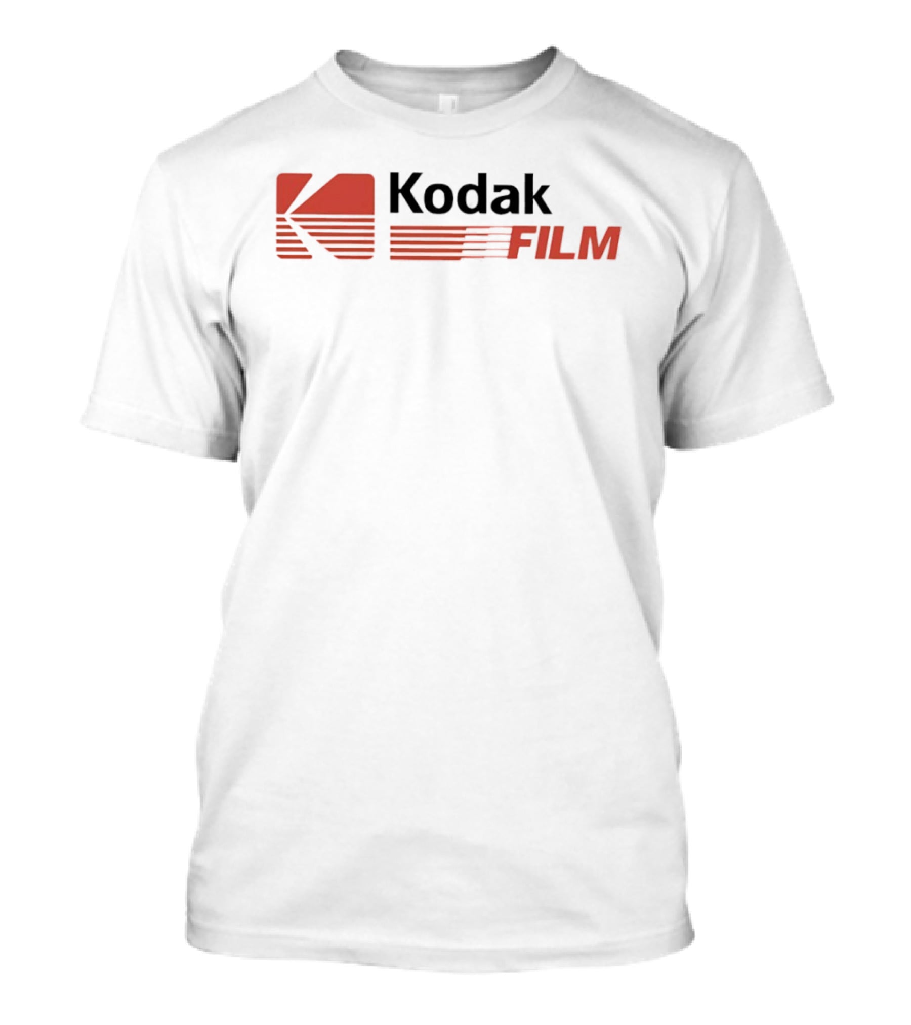 Kodak Film Vintage Logo With Retro Red Stripes T-Shirt
