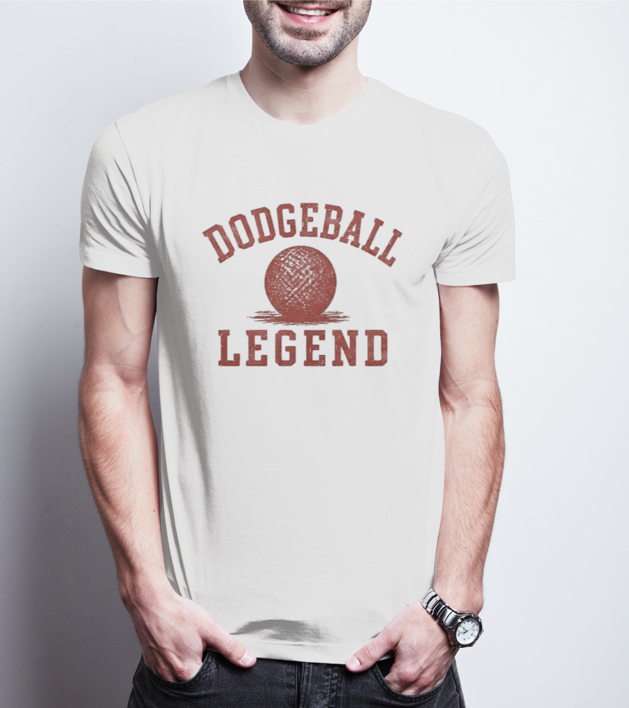 Dodgeball Legend Retro Athletic Style Championship T-Shirt