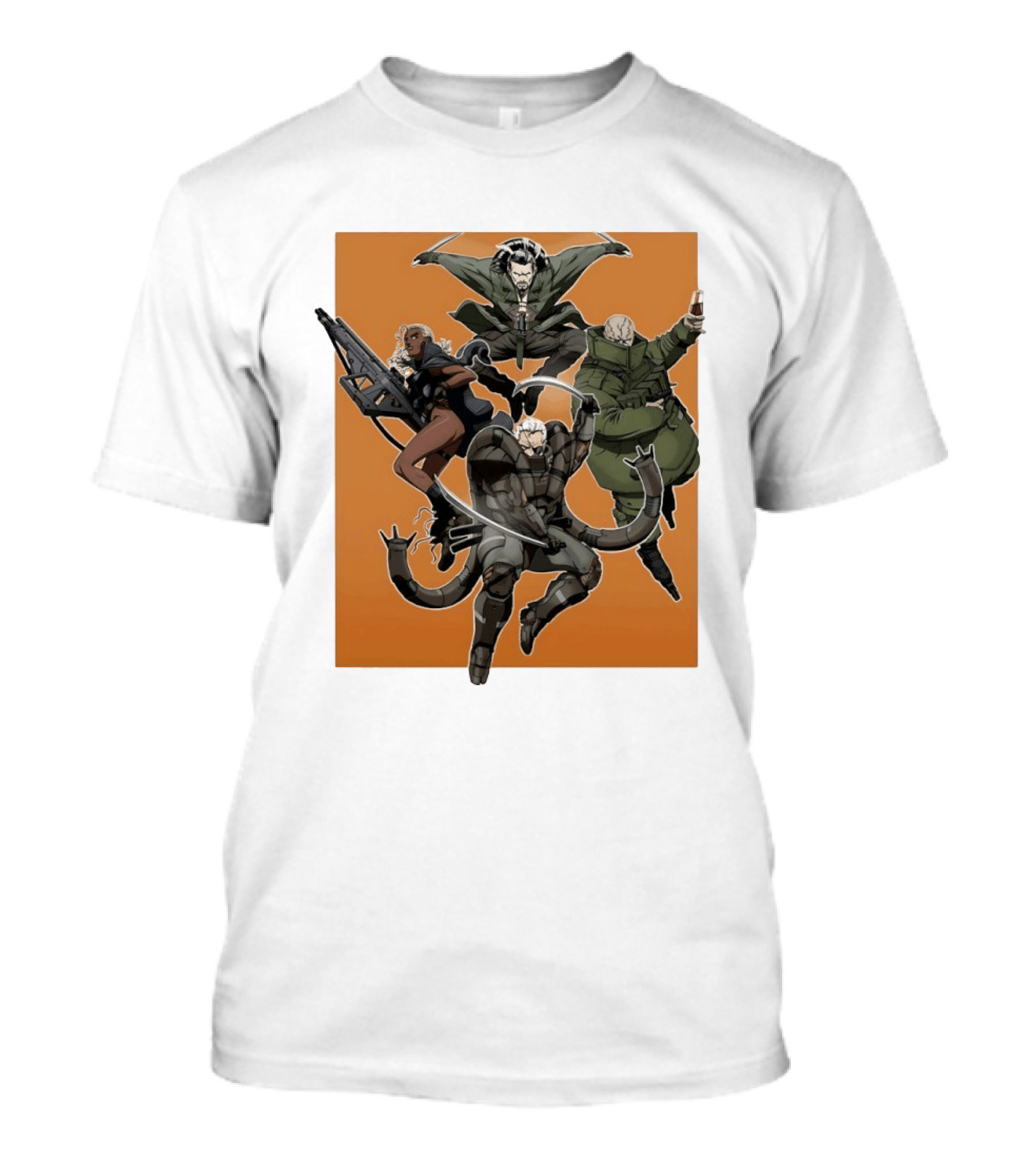Metal Solid Hideo Kojima Characters T-Shirt