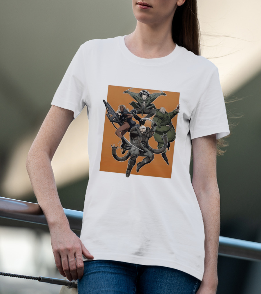 Metal Solid Hideo Kojima Characters T-Shirt