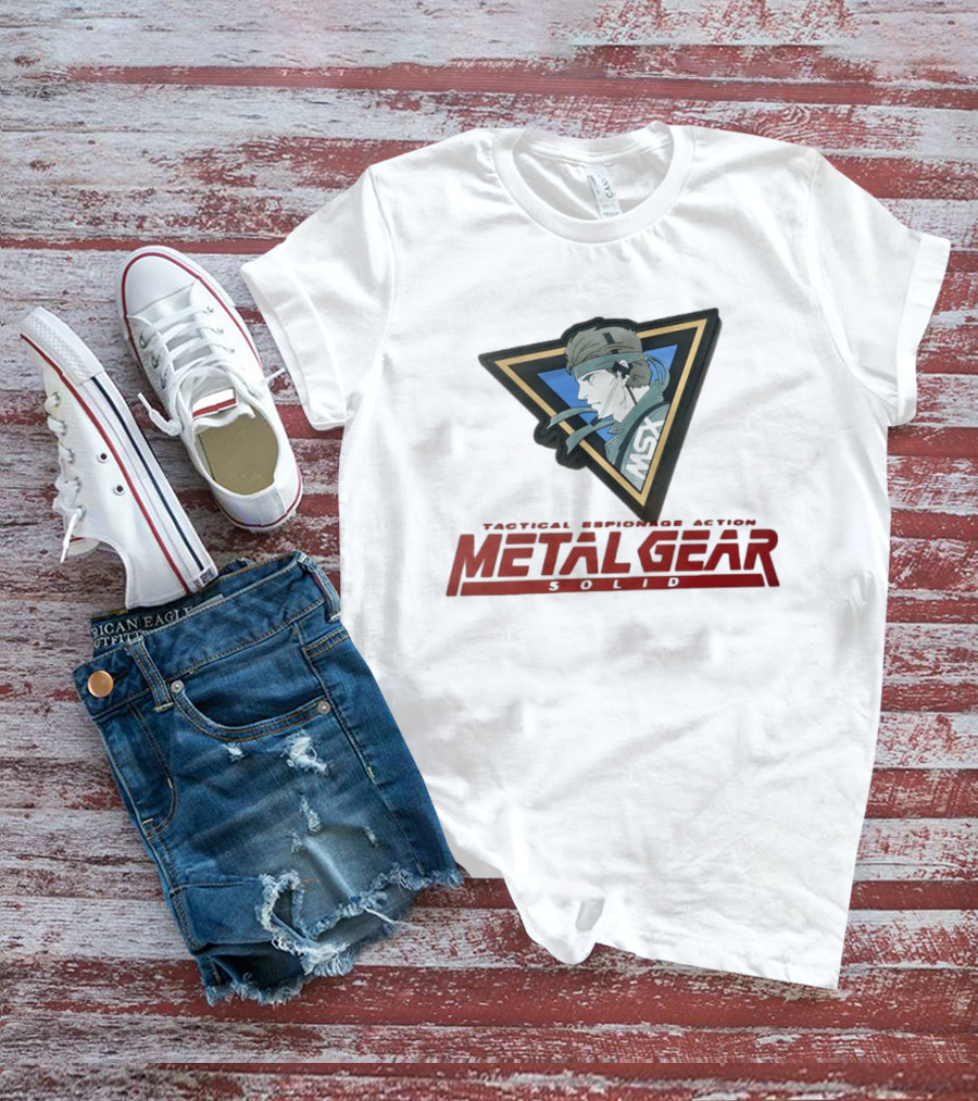Metal Gear Solid MSX Tactical Espionage Action Hero T-Shirt