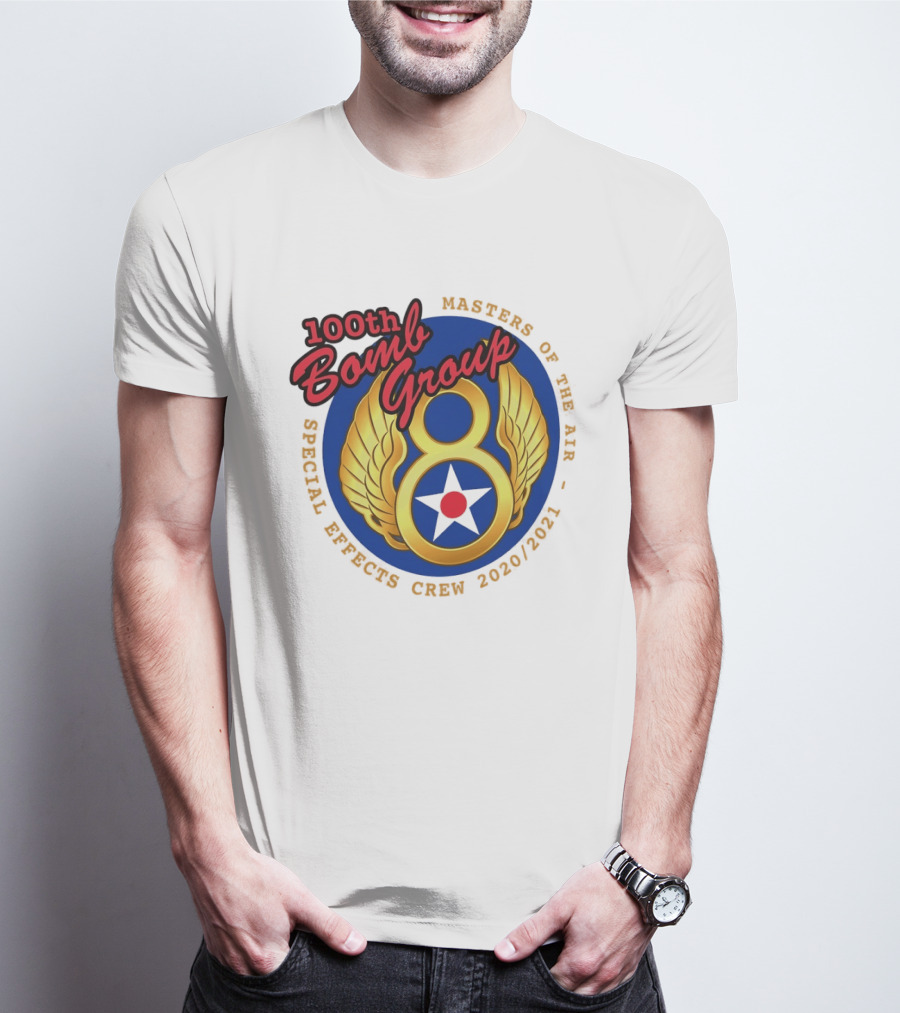 100th Bomb Group Masters Of The Air Eighth Air Force Special Effects Crew 2020 2021 T-Shirt