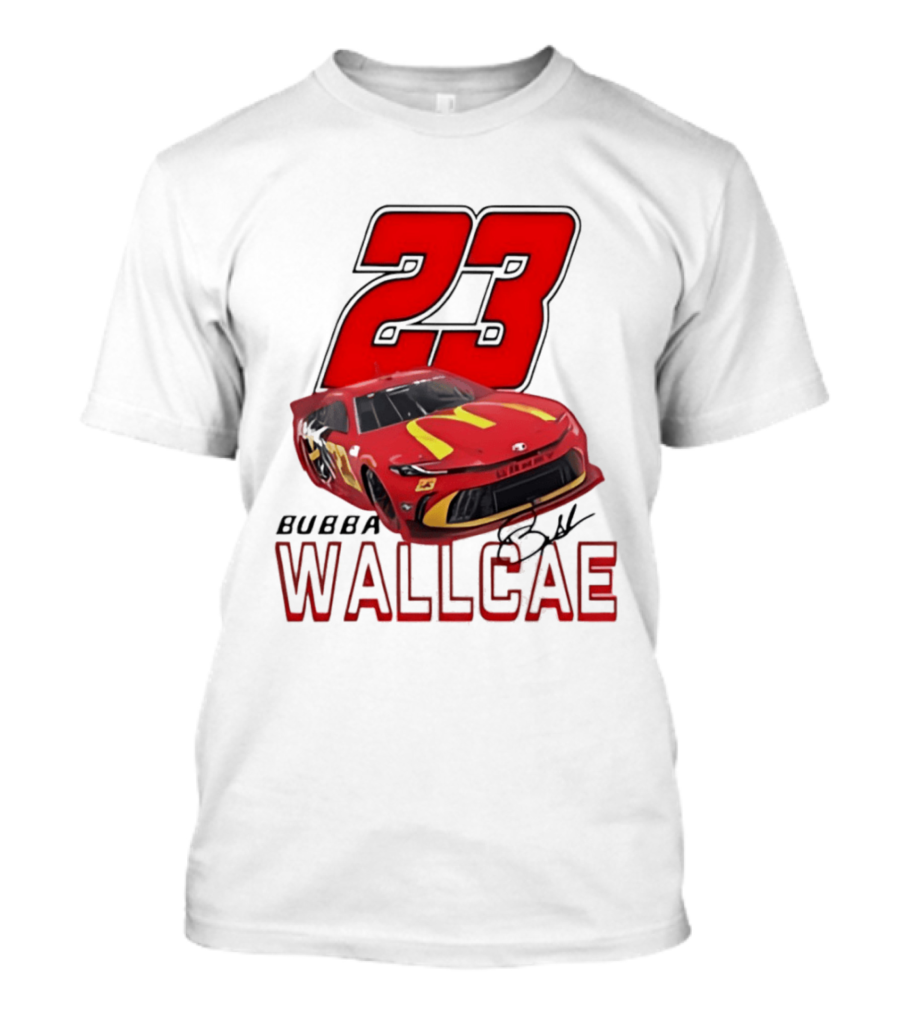 Bubba Wallace 23 Car NASCAR 23XI Racing T-Shirt