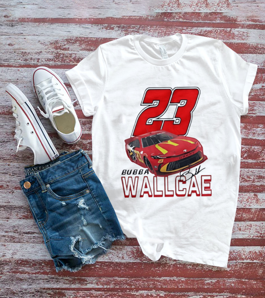 Bubba Wallace 23 Car NASCAR 23XI Racing T-Shirt