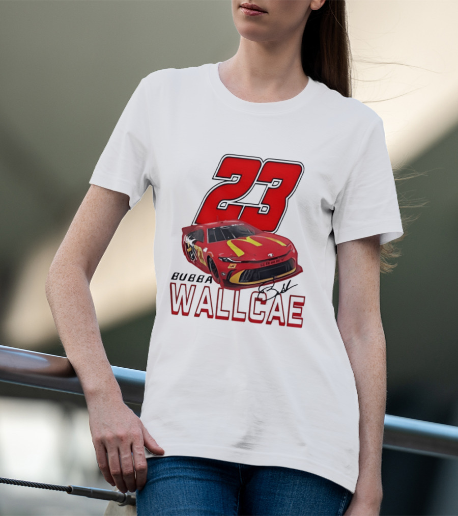 Bubba Wallace 23 Car NASCAR 23XI Racing T-Shirt