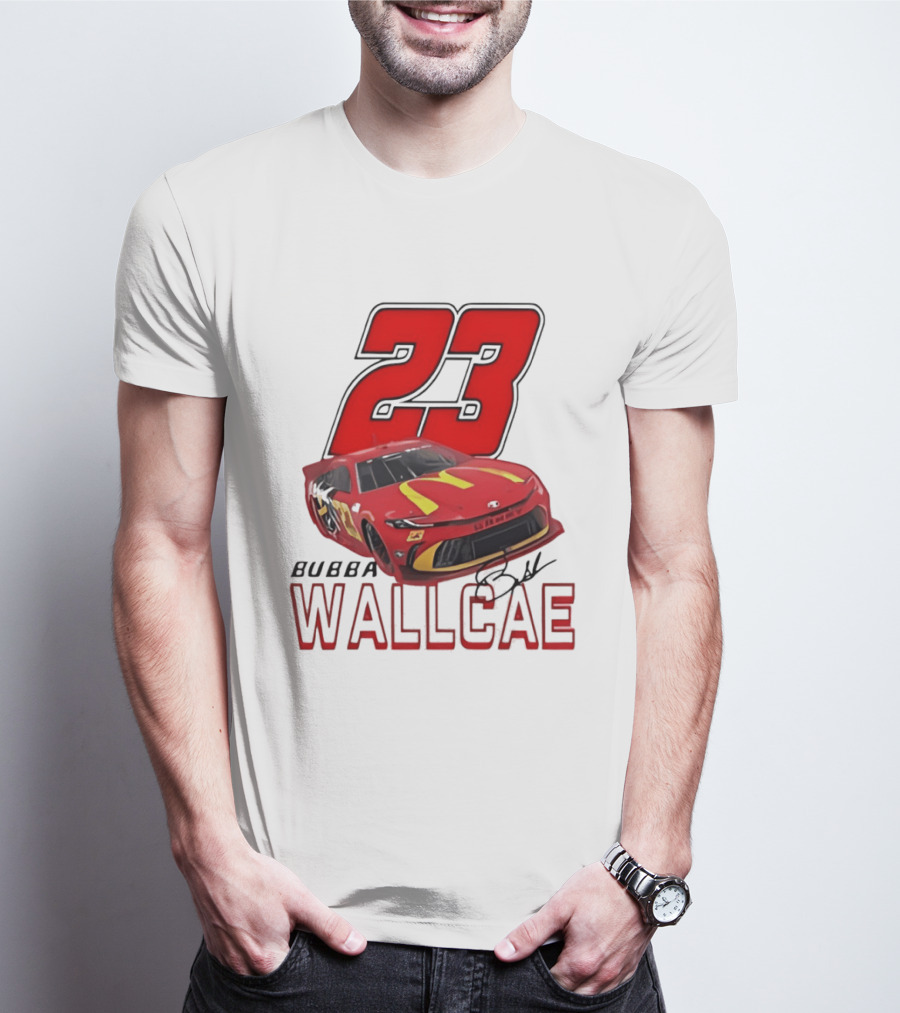 Bubba Wallace 23 Car NASCAR 23XI Racing T-Shirt