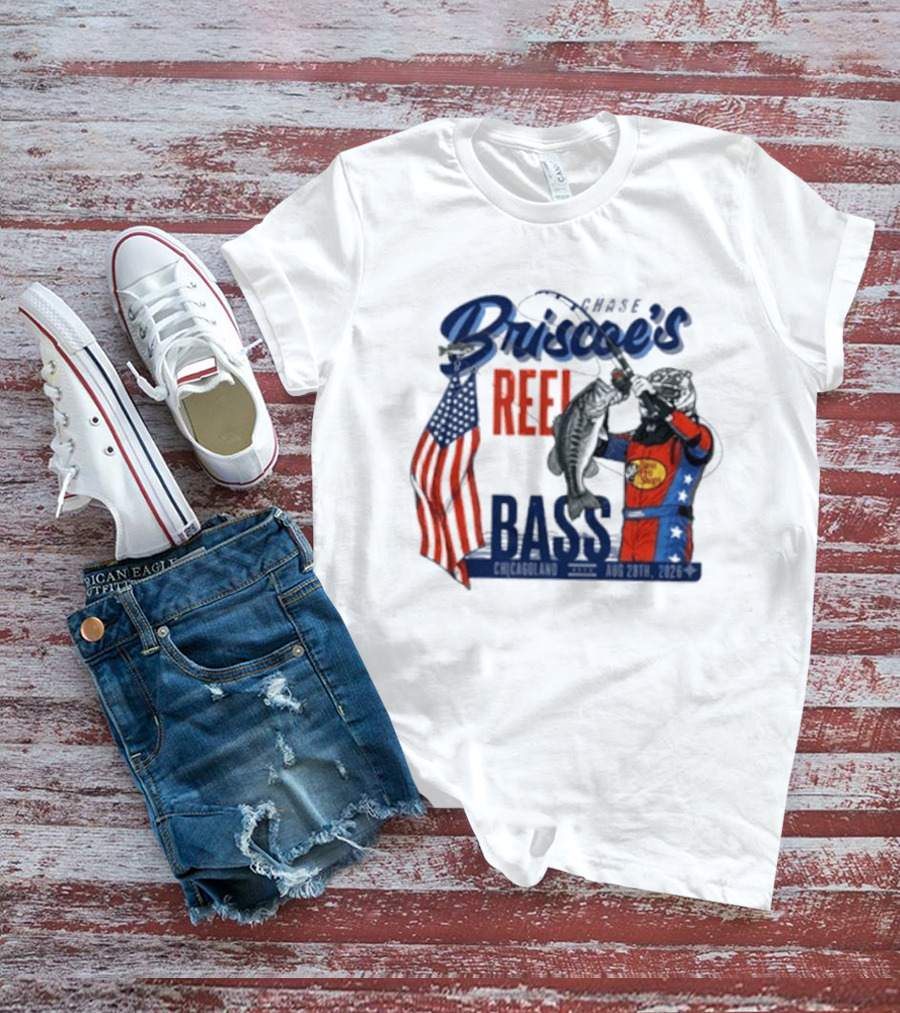 Chase Briscoe's Reel Bass Pro Shops Chicagoland Aug 28th 2026 T-Shirt