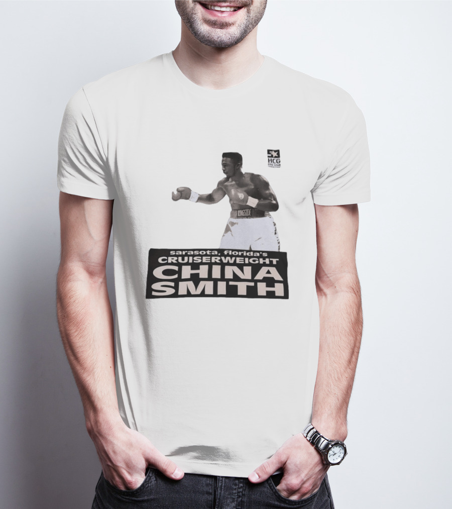 China Smith Sarasota Florida Cruiserweight Boxing Legend HCG Five Star Productions T-Shirt