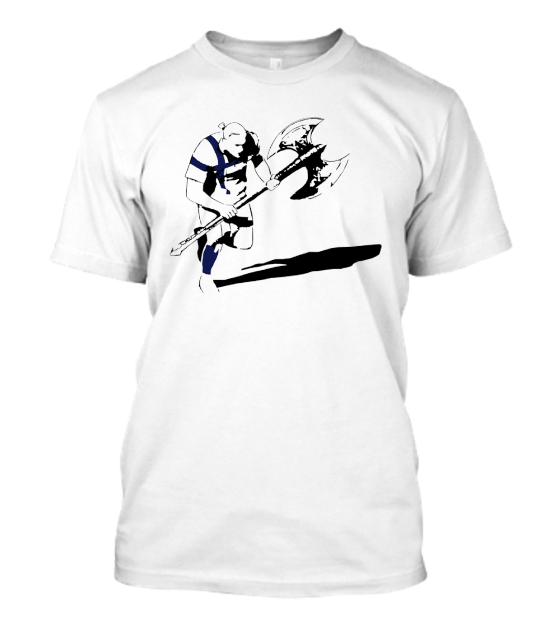 Erling Haaland Norway Viking Axe Men In Blazers Nordic Warrior T-Shirt