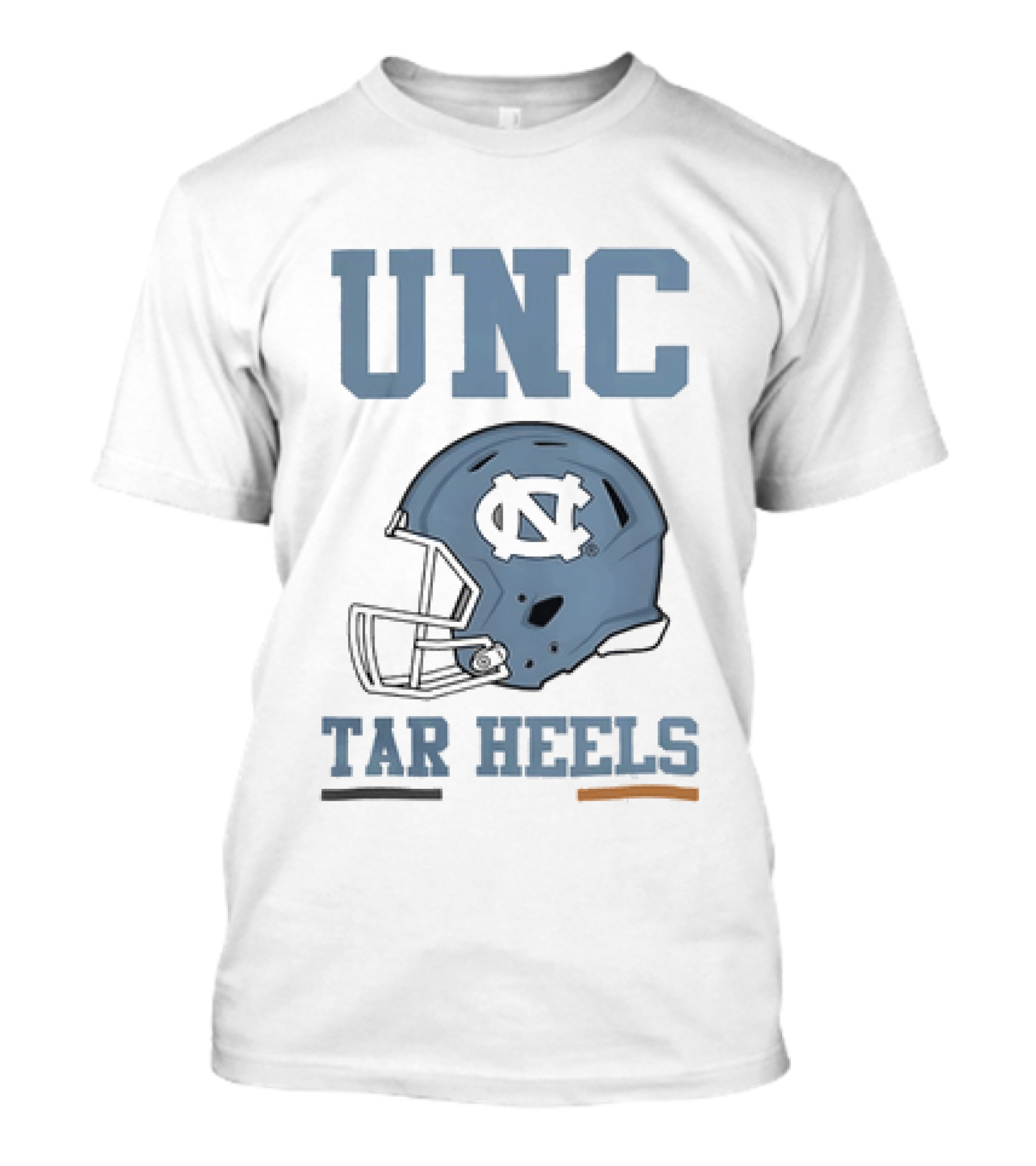 UNC Tar Heels Football Helmets Ireland 2026 Aviva Stadium T-Shirt