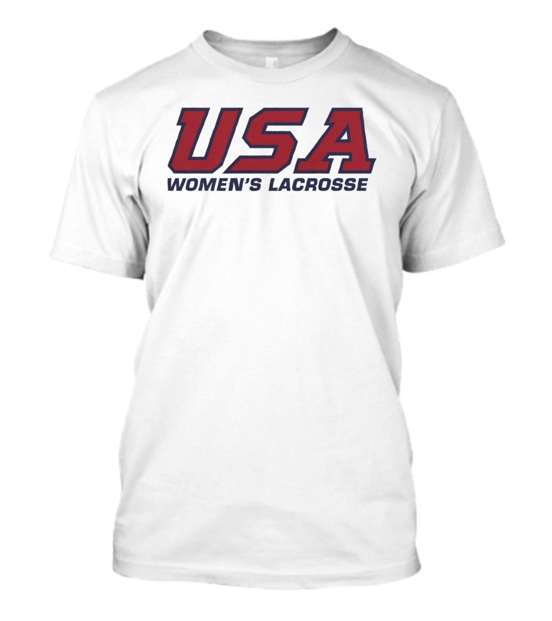 USA Women's Lacrosse Team Red Blue T-Shirt