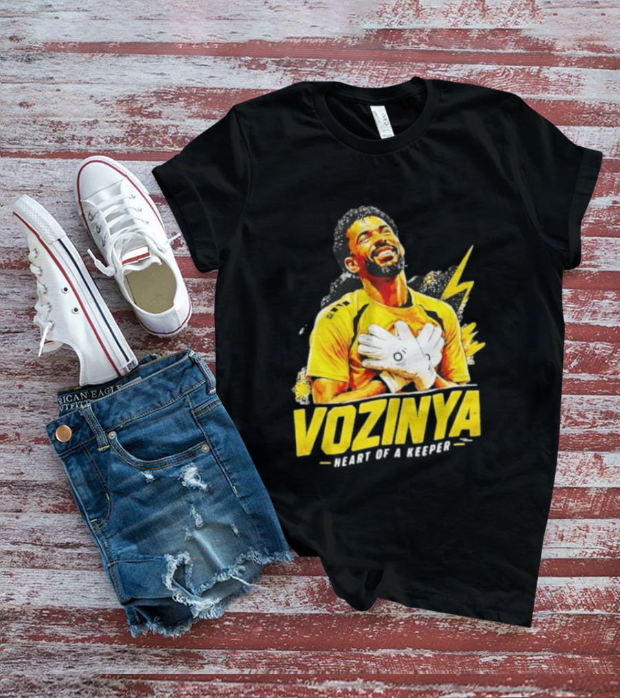 Vozinya Heart Of A Keeper Cape Verde Football Goalkeeper T-Shirt