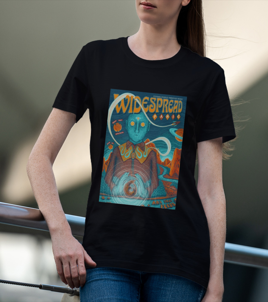 Widespread Panic Hayden Homes Amphitheater Bend OR Jul 10 11 2026 Art That Feeds T-Shirt