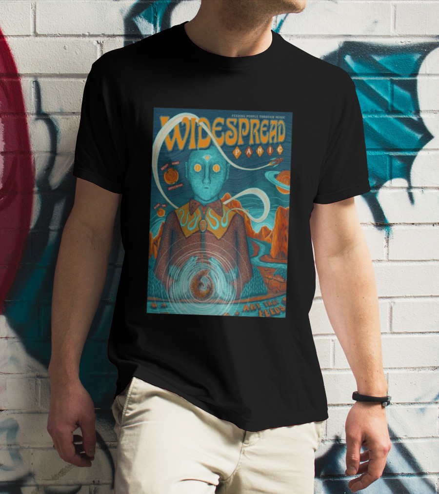 Widespread Panic Hayden Homes Amphitheater Bend OR Jul 10 11 2026 Art That Feeds T-Shirt