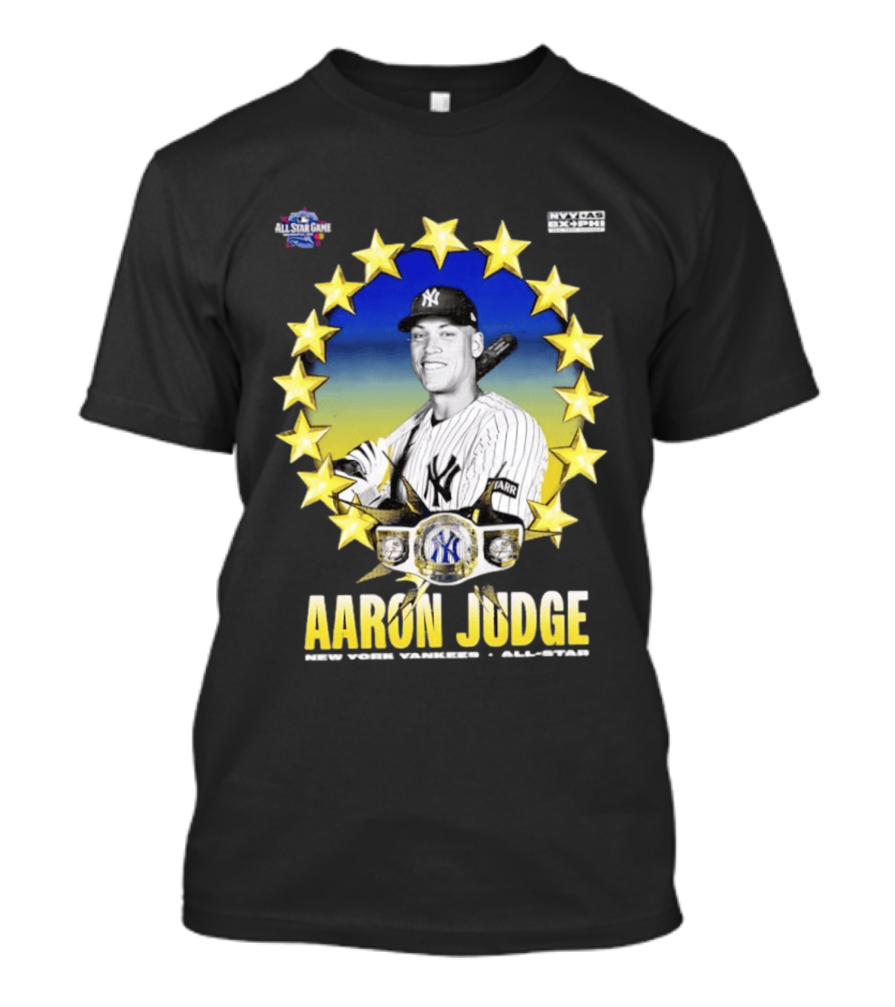 Aaron Judge New York Yankees All Star MVP 2026 Philadelphia Event Stars T-Shirt