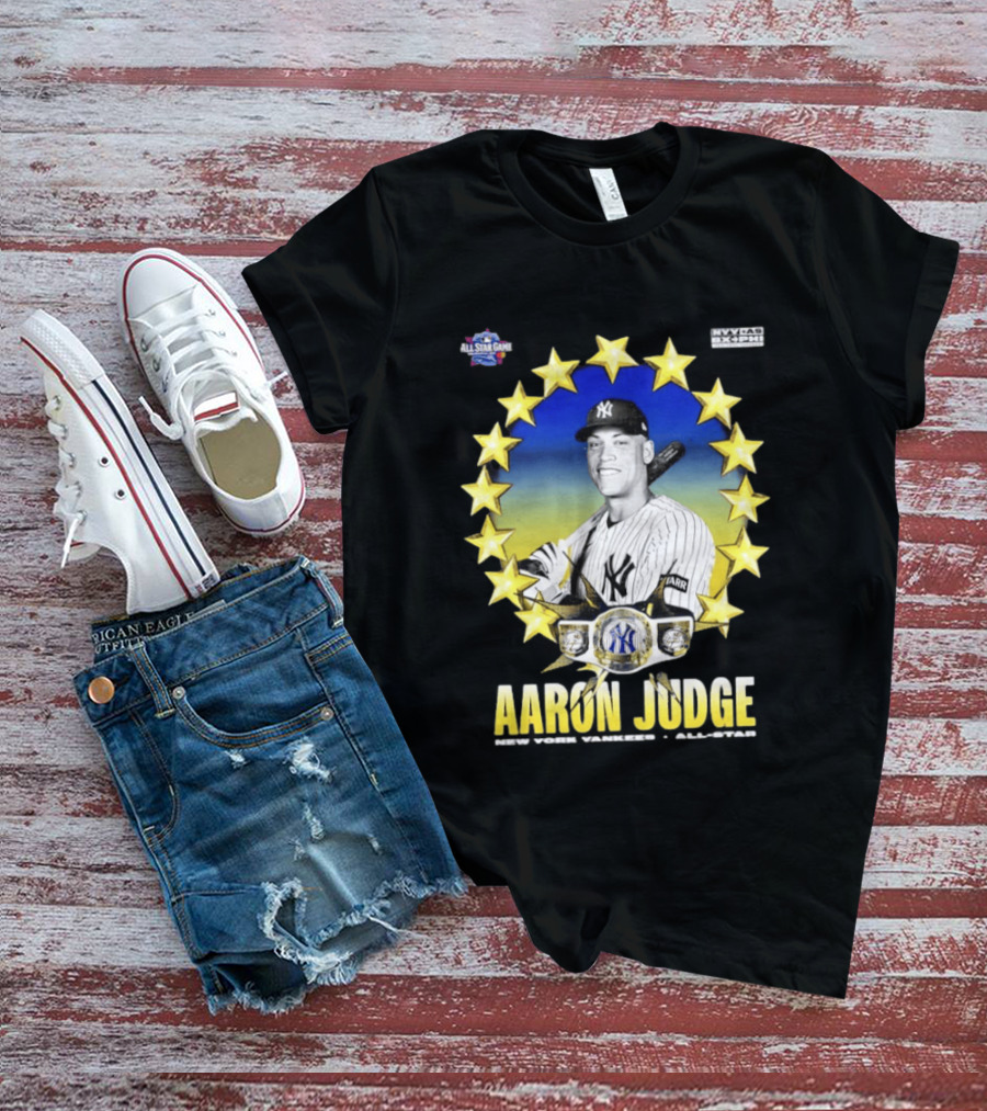 Aaron Judge New York Yankees All Star MVP 2026 Philadelphia Event Stars T-Shirt