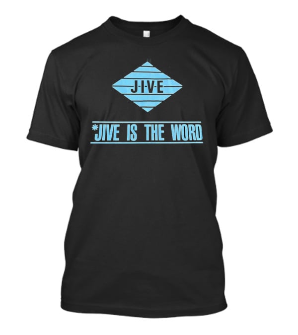 Jive Is The Word Diamond Shape Retro Music T-Shirt