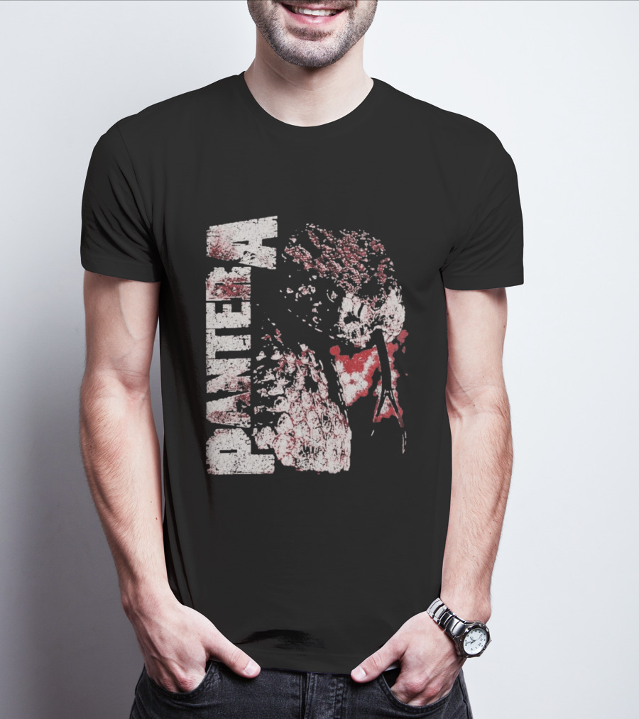 Pantera UK And EU Tour 2026 Rattlesnake Snake Skull Band T-Shirt